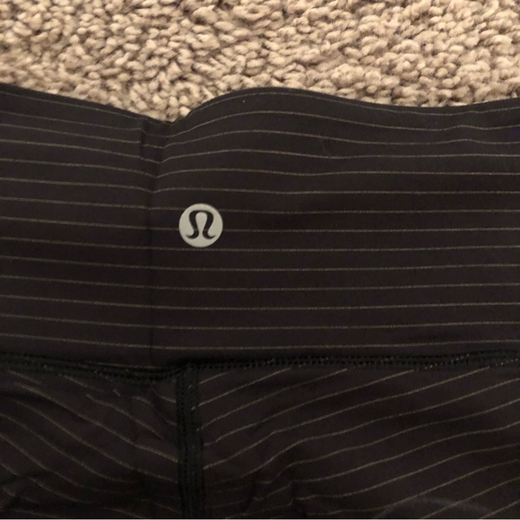 Lululemon Striped Capri Leggings - Picture 2 of 3